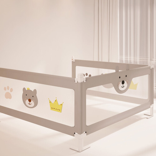 100CM Height Bed Rail/BedRail Kids Safety Cot Guard Protecte Set- 28Layer Adjust 1