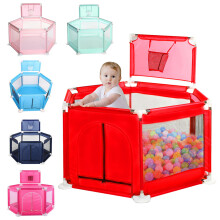 Pannello da gioco per bambini, recinzione di sicurezza, barriere per bambini, piscina di palline, parco giochi per bambini con campo da basket