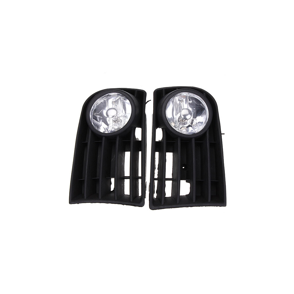 12V Fog Lamp Bulb Grille Grill Set For Vw Golf Rabbit 03-09 Light 702658969868