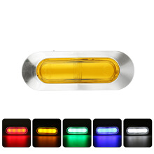4 LED Seitenmarkierungsleuchte Warnlampe für 12 V-24 V Lkw Anhänger Lastwagen Van