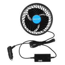 Nieuwe 4. 5 Inch Autoventilator Hoofdsteun Achterbank Koeler Voertuig 360 Graden Draaibaar Traploos