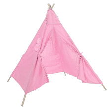1. 6 m Kinder Spielzelt Baumwolle Teepee Wigwam Schlafhaus Innen Außen