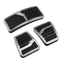 Neue 3 Stück manuelle MT Kupplungsbremsenpedale aus Edelstahl Metall Gaspedal Universal für Mitsubishi