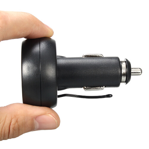 3 in 1 Car Thermometer Car Voltage Detection Table USB Port Charging 2