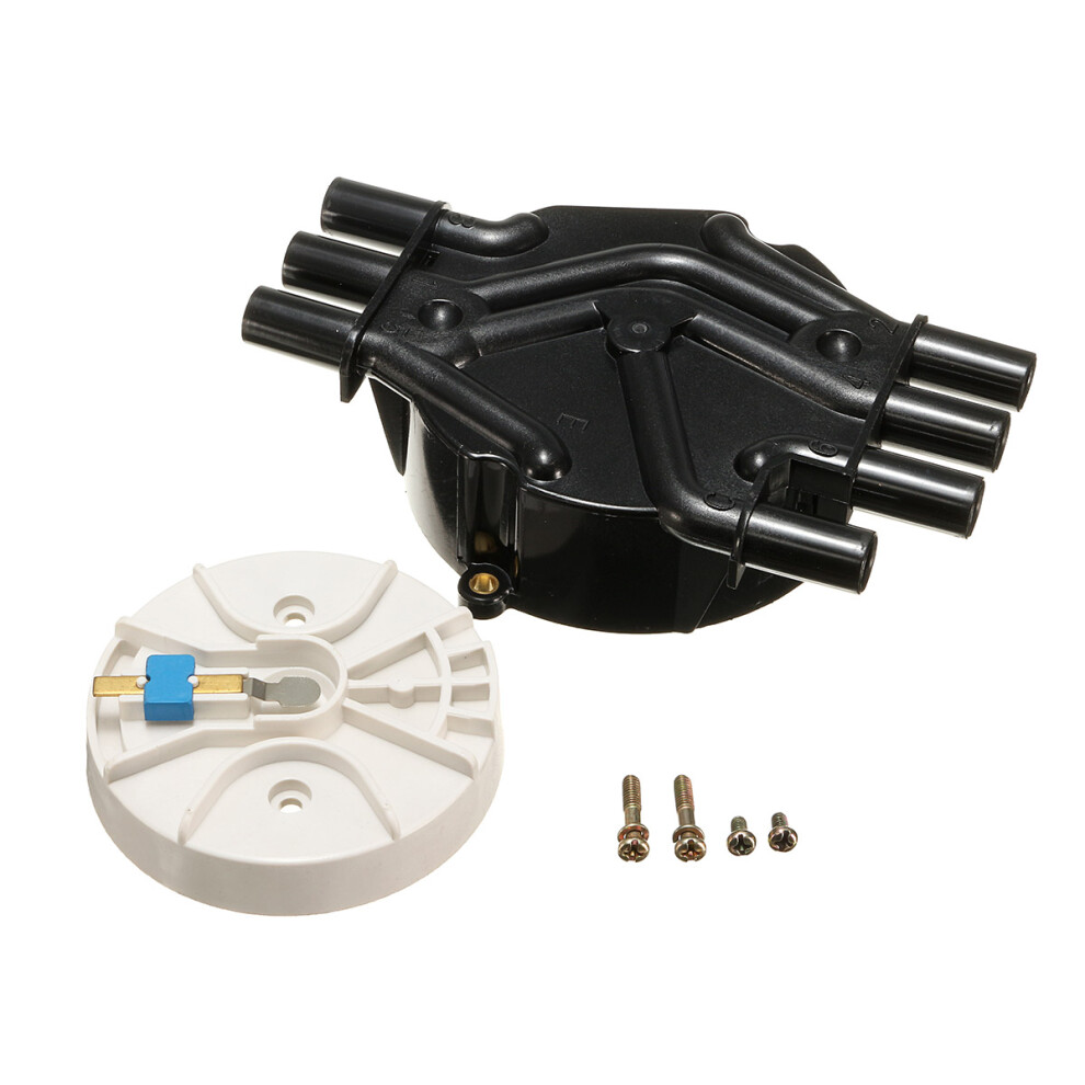 Distributor Cap And Rotor Kit For Chevrolet Gmc Car V6 4.3L Vortec Dr475 Dr331 Black/White 689812870324