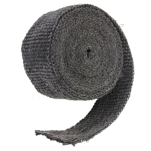 5cm x 5m Black Exhaust Manifold Header Down Pipe Heat Wrap Front Pipe 2