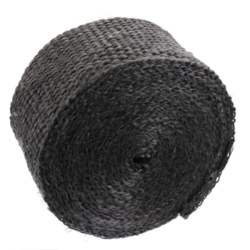 5cm x 5m Black Exhaust Manifold Header Down Pipe Heat Wrap Front Pipe 1