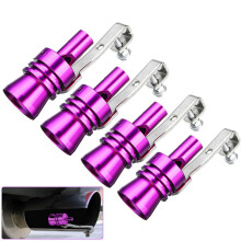 Lila Aluminium Turbo Sound Pfeifen Auspuff Schalldämpfer Simulator Rohr Blow - Off Ventil S/M/L/XL