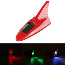Neue universelle 12 LED 11-Modus Solarstrom-Auto-Dachantenne Lampe blinkendes Warnlicht 12 V Rot/Schwarz/Silber/Weiß