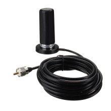 Neue Dualband-Fahrzeugantenne Mobile Radio Magnetfußkabel mit Saugnapf