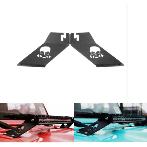 Suporte de Montagem para Luz de Trabalho LED de 20 polegadas a 22 polegadas para Jeep Wrangler 07-16 1