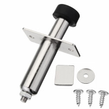 Neues Edelstahl-Chrom-Türöffner-Kit Hot Rod Rat Komplettset mit Solenoid Shaved 1Set und Hatch-Schraube