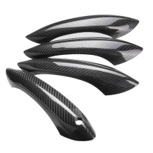 Neue 4 Stk. Echtcarbon-Türgriffabdeckung ohne LED-Sensortyp für BMW F07 F10 F11 520i 528i 535i M5