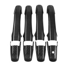 Neue 4-teiliges Set Außentürgriffe im Carbonfaser-Stil Schwarz für Honda Civic 2006–2011