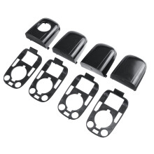 Neue 8 Stück Auto Hochglanz Schwarz Türgriffkappen links & rechts für Peugeot 307 / C2 C3 2003–2009