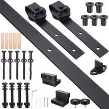 Neue Schiebetür-Barn Einzelne Holz Türbeschläge Rollschienen-Kit Antik Stil