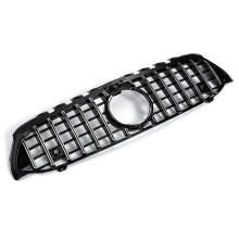 Neue GTR-Stil Silberne Frontgrill mit Kamera für Mercedes Benz A-Klasse W177 A250 A200 A45 AMG 2019 Hochausstattungsmodell