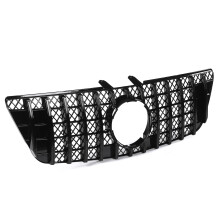Neue glänzend schwarze GTR-Stil Frontgrill für Mercedes ML-Klasse W164 ML320 ML350 ML550 2009–2011