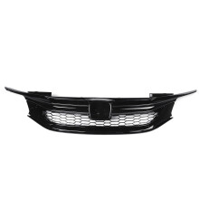 Neue Sportstil Frontgrill Frontstoßstange für 16–17 9. Generation HD Accord Limousine glänzend schwarz JDM