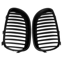 Neue Frontschwarze breite Nierengrill für BMW E60 E61 5er M5 2003–2009