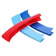 Neue 3-teilig Tricolor Kunststoff Frontmittelgitterabdeckung Trim für BMW X4 F26 2014 2015