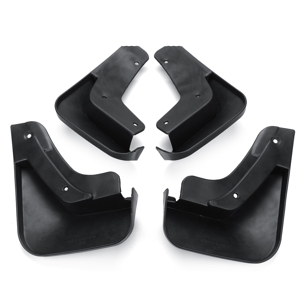 4Pcs Front Rear Car Mudguards Splash Fender For Jac Refine S5 2013 2014 4894766317153