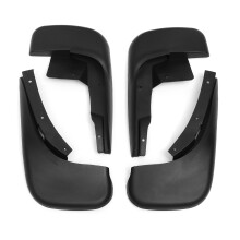 VW Polo Mk4 9N3 Mud Flaps Molded - Direct Fit, 4pc Front & Rear, Guards Against Mud, Dirt & Road Salt