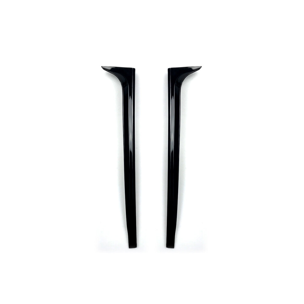 2Pz Spoiler Laterale Posteriore Per Finestrino Auto Ali Lucide Canard Canards Splitter Per Vw Polo MK5 2011-2017-image