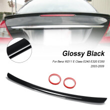 Kofferraumspoiler Flügel ABS glänzend schwarz Highkick Spoiler Flügel für Benz W211 E-Klasse 2003