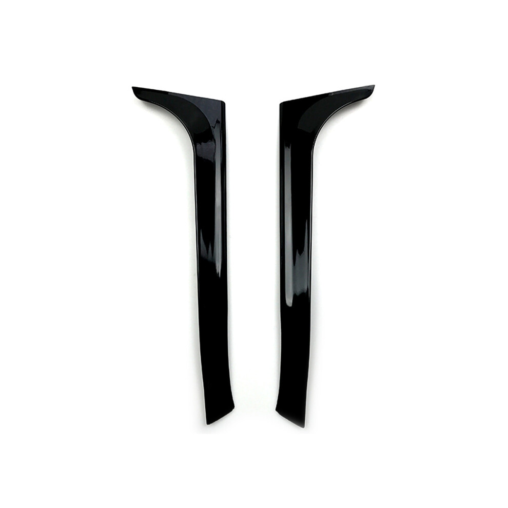 2Pcs Car Gloss Rear Window Side Spoiler Wing Canards Splitter For Vw Golf 6 Mk6 2008-2013 Black 918117232583