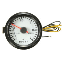 Schwarzer 2 Zoll 52 mm Auto Universeller LED Bar Turbo Boost Vakuummeter