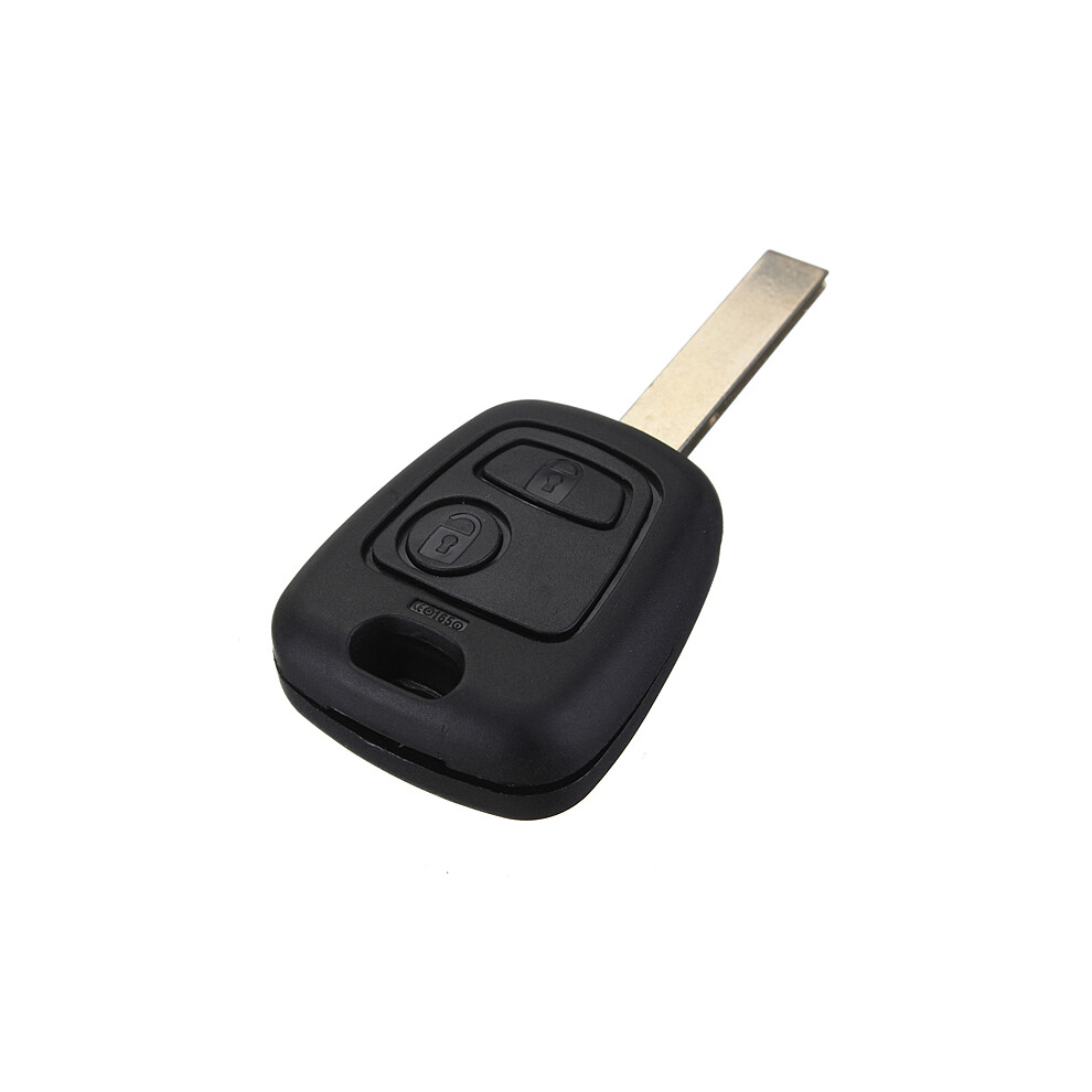 2 Button Remote Key Fob For Peugeot 307 With Transponder Chip Id46 190268654647