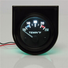 2 Inch 52mm 100-250 Graad F Auto Water Temperatuurmeter Achtergrondverlichting 12V