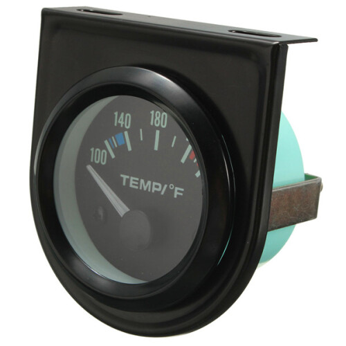 2 Polegadas 52mm Manómetro de Temperatura de Água para Carro 100-250 Graus F Retroiluminação 12V 2