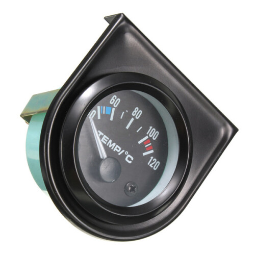 2Polegadas 52mm Medidor de Temperatura da Água Universal para Carro com Ponteiro 40-120 LED Branco 2