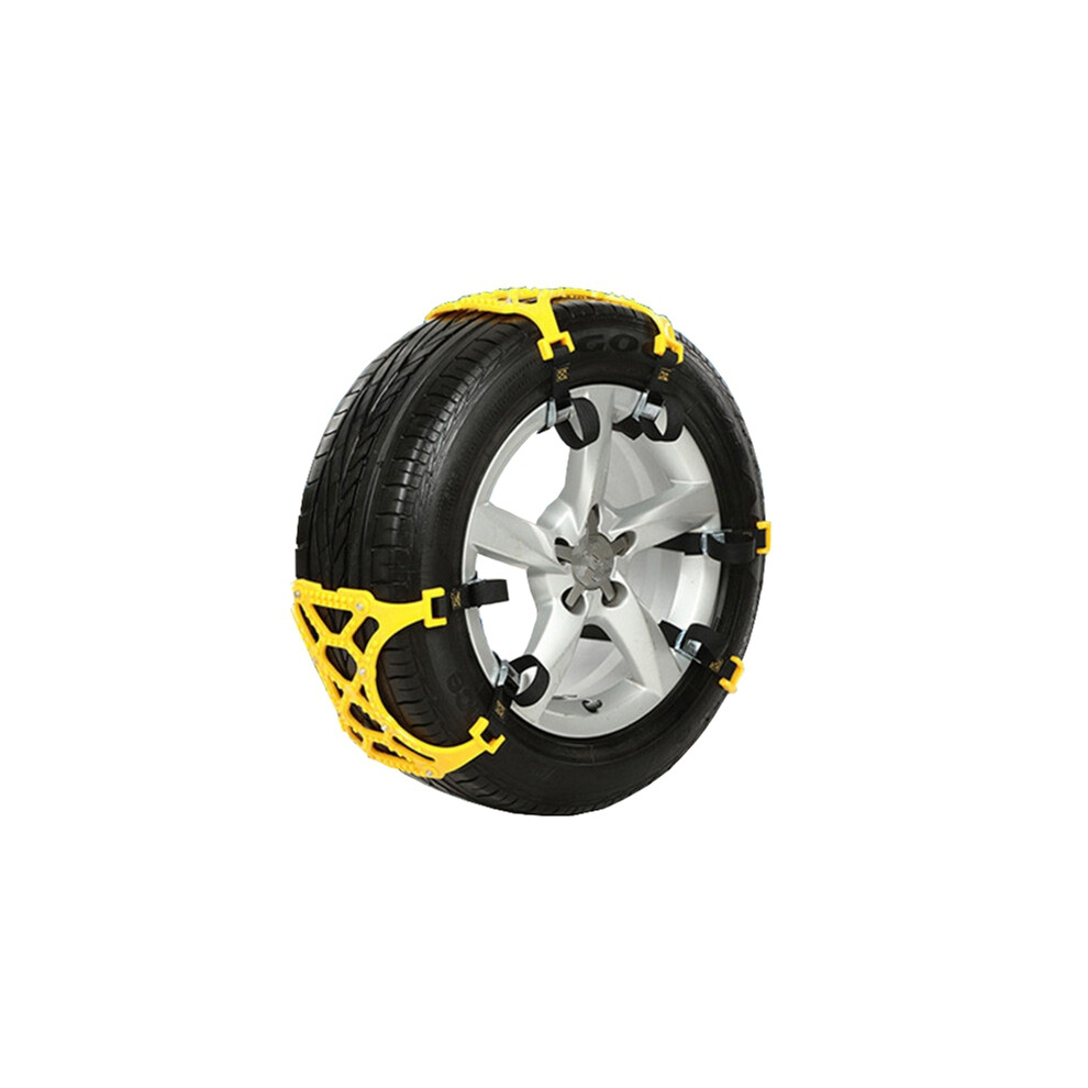 6Pcs 165-265 Mm Tire Anti Skid Snow Belt Set Snow Shovel Working Gloves For Car Suv Truck 6908253173776