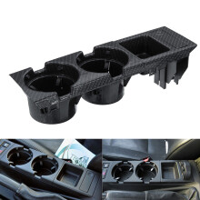 Neue Frontmittelkonsole Getränkehalterbox aus Carbonfaser für BMW 3er Serie E46 1999–2006