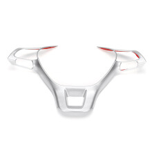 Neuer Lenkradverkleidungsrahmen Silber für VW Golf Jetta Santana POLO Tiguan Touran 2015–2020