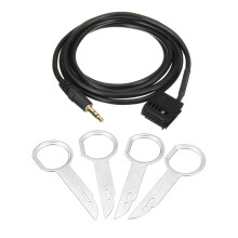 Neues 6000CD AUX-Eingang Adapterkabel + Demontageschlüssel 3. 5 mm Klinke für Ford Focus Mondeo