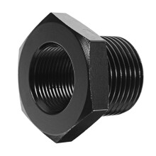 Neuer Aluminium 5/8–24 auf 13/16–16 gerader Gewinde-Ölfilteradapter universell für Auto