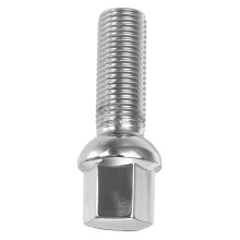 Neue 35 mm Gewinde Silber Auto Reifen Schraube Radius Radschrauben für Audi