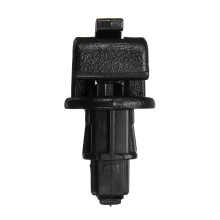 Neues Auto Tür Sonnenblenden-Hakenclip-Kit Schwarzer Auto-Verschlussclip