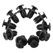 Neue 10 Stück Kühlergrill Kunststoffbefestigungsclips für LAND ROVER DISCOVERY 2 DYQ100230