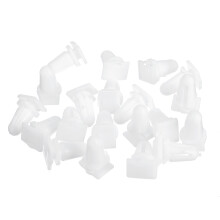 Neue 20 Stück weiße Kunststoff-Retainer-Befestigungen für BMW E30 E36 E39 E38 325xi 525i 750i 51471840961