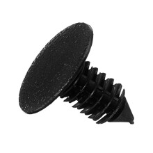 Neue A Set von 120 Sets von 9 mm schwarzen Autogurtschließen Cips Stoßstangen-Autobefestigungsclips