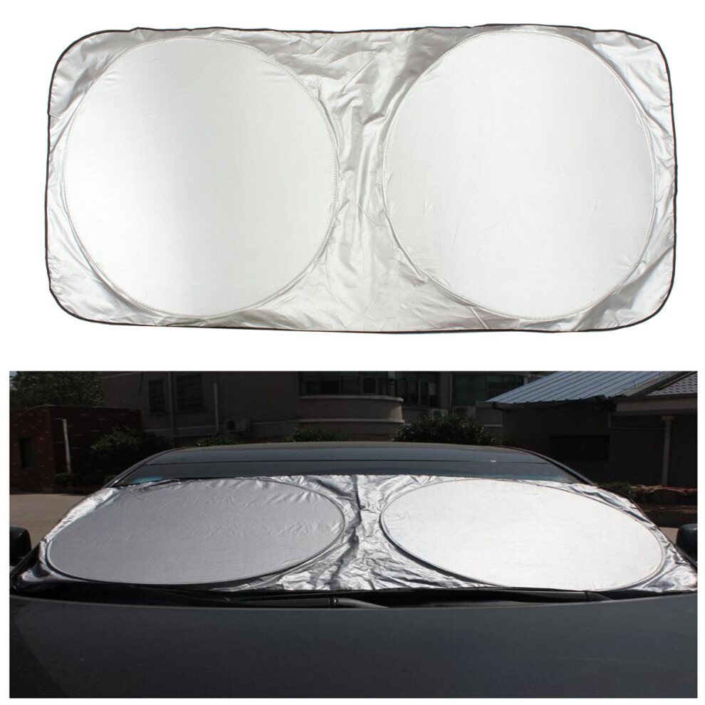 190X90cm Nylon Folding Front Window Sunshade Visor Wind Shield Block Cover For Car Truck 918117335802