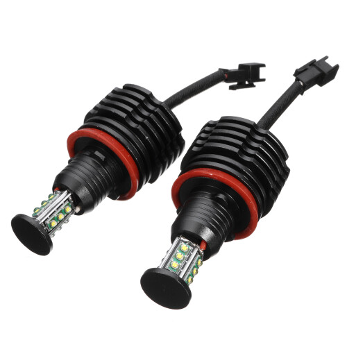 Pair H8 120W Dagrijverlichting Witte Engel Ogen Halo Lamp Voor BMW E90 E92 E82 E60 E70 1