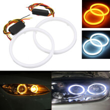 Pariliitäntä 60/70/80/90/100/110 mm 2835 LED Enkelisilmät Valot Halo Renkaat DRL Kääntövalo