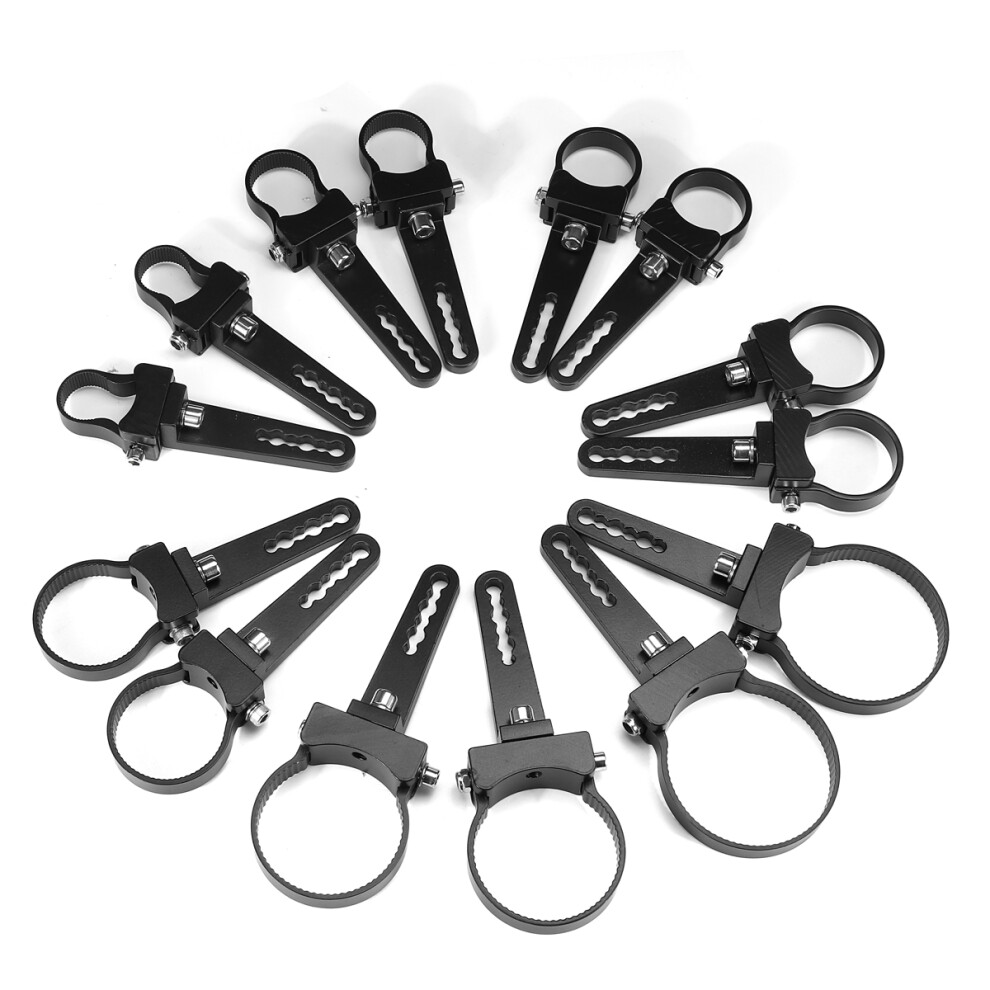 2Pcs Tube Bull Roll Bars Mount Brackets Clamps Aluminium Alloy 1-3Inch For Car Off Road Led Bar Light 6900054959696