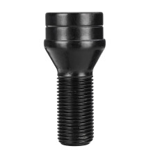 Neue M14  1. 25 Radschrauben mit Schloss Radmutter schwarz + Schlüssel für BMW Mini R50 R52 R53
